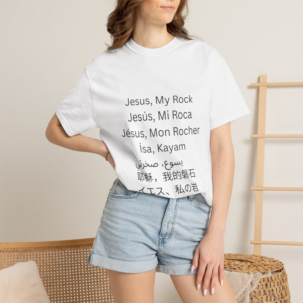 Jesus, My Rock Blossom T-Shirt
