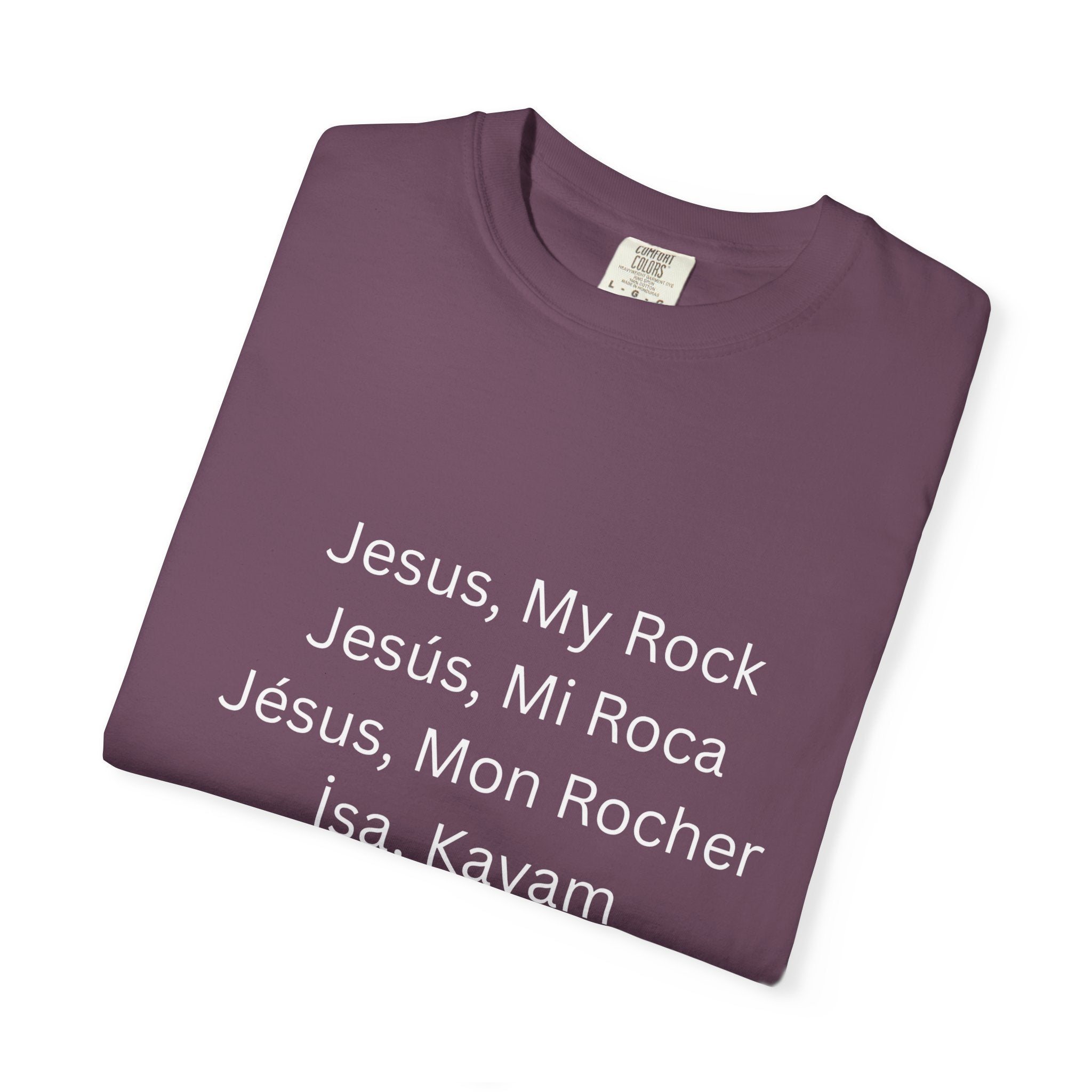 Jesus, My Rock Berry T-Shirt